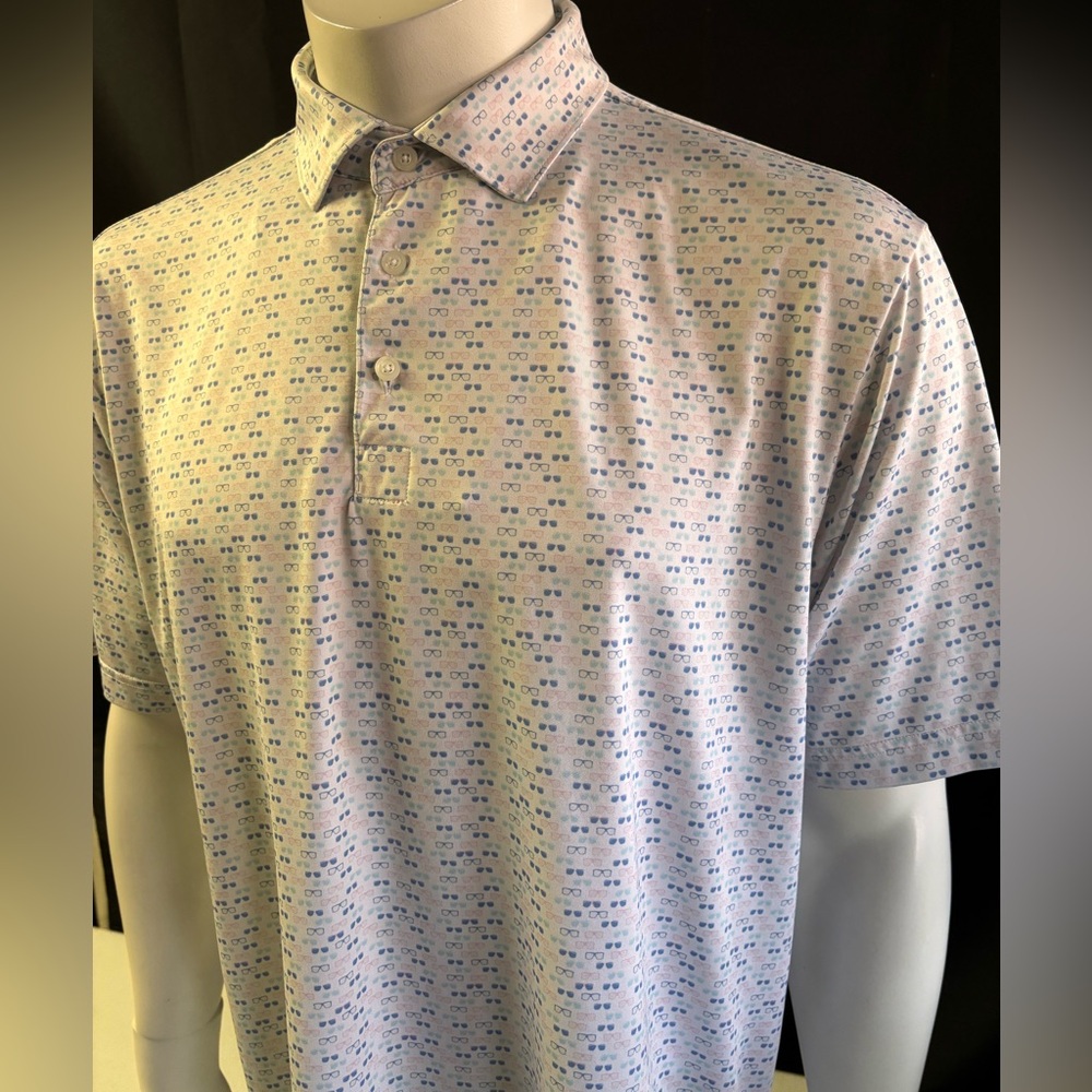 Nice mens large Vivid golf polo shirt